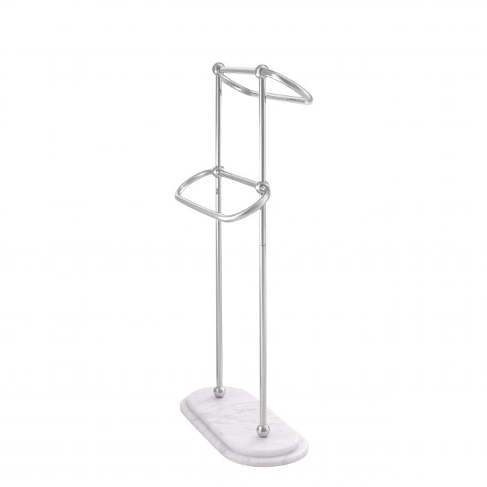 Towel Rack Lowell H. 91 cm pol ss white marble