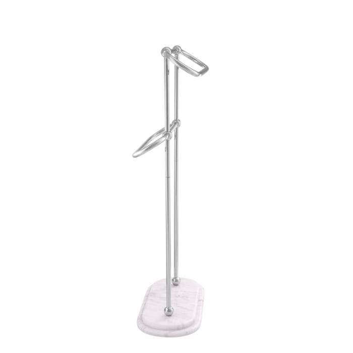 Towel Rack Lowell H. 91 cm pol ss white marble