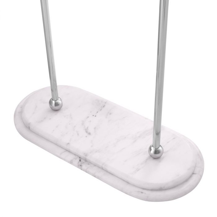 Towel Rack Lowell H. 159 cm pol ss white marble