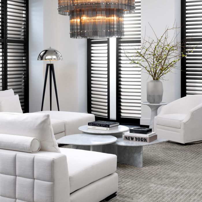 Ottoman Clifford avalon white