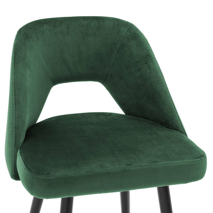 Counter Stool Avorio roche green velvet