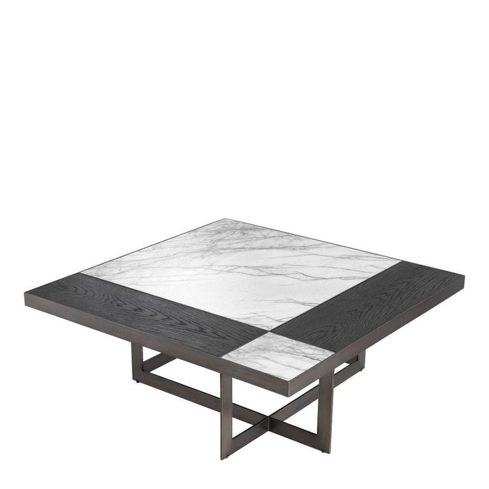 Coffee Table Hermoza mocha crown oak veneer bronze