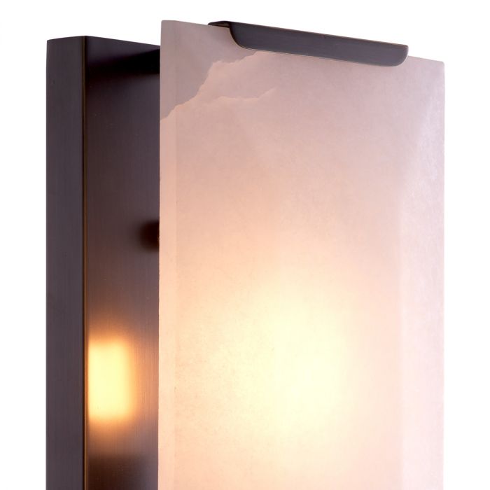 Wall Lamp Ortiz bronze highlight finish