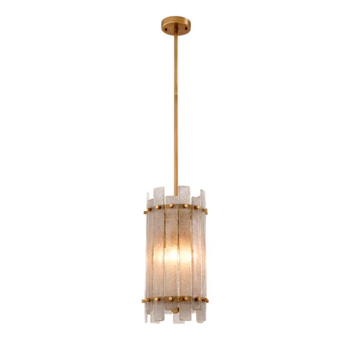 Chandelier Da Silva antique brass finish