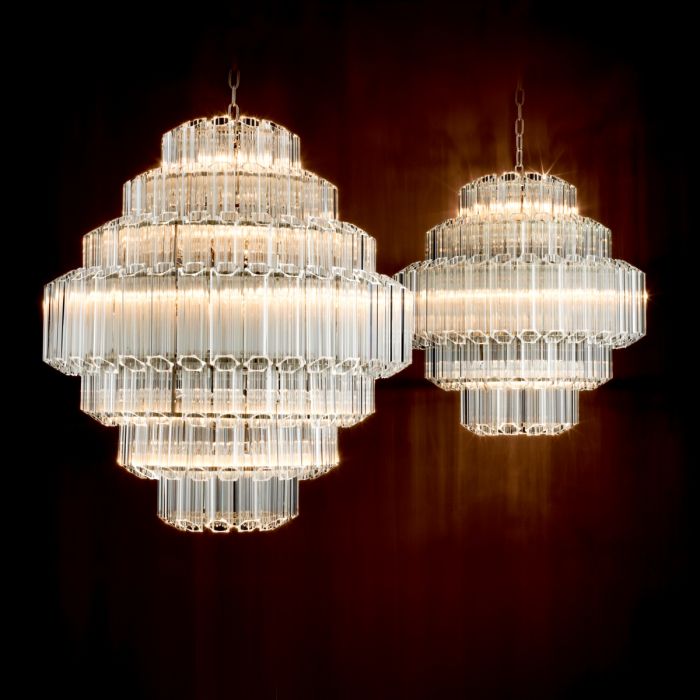 Chandelier Vittoria S nickel finish 