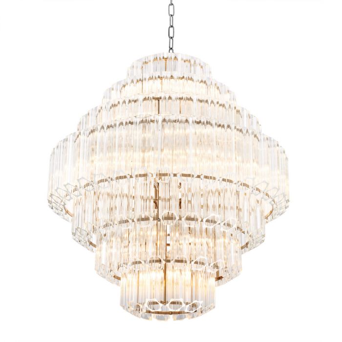 Chandelier Vittoria L nickel finish