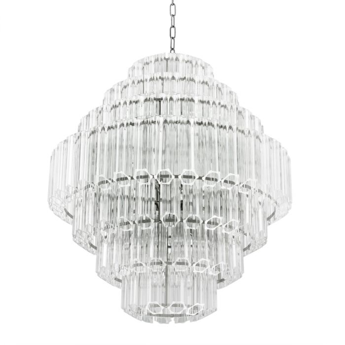 Chandelier Vittoria L nickel finish
