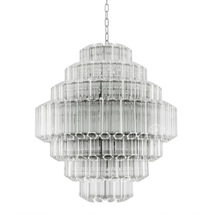 Chandelier Vittoria L nickel finish