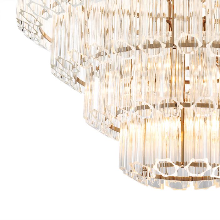 Chandelier Vittoria L nickel finish
