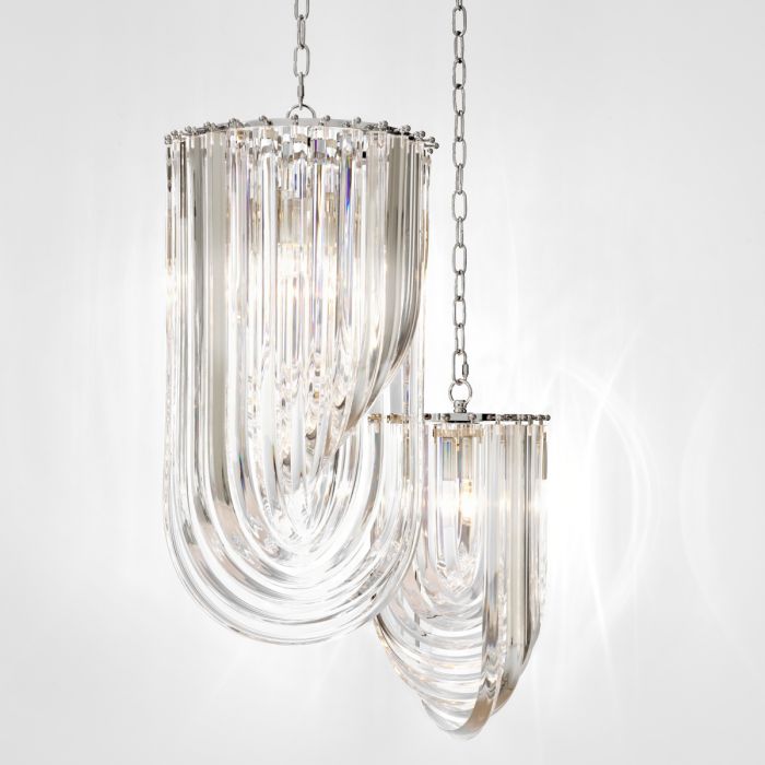 Chandelier Murano ? 35 x H. 65 cm