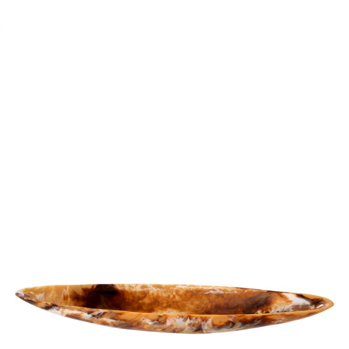 Bowl Mood long orange swirl