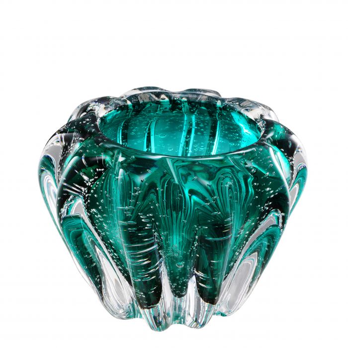 Bowl Ducale turquoise glass