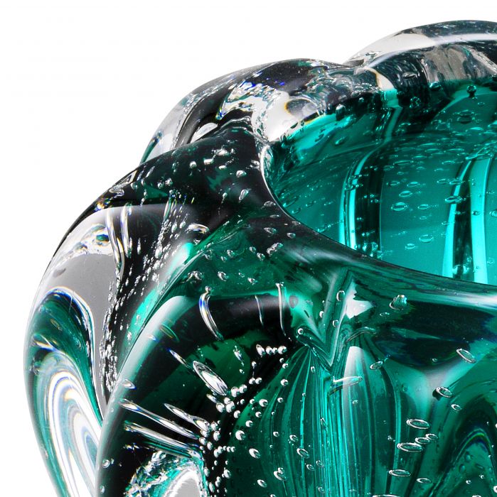 Bowl Ducale turquoise glass