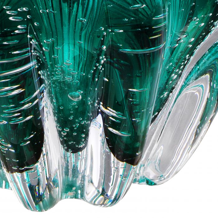 Bowl Ducale turquoise glass
