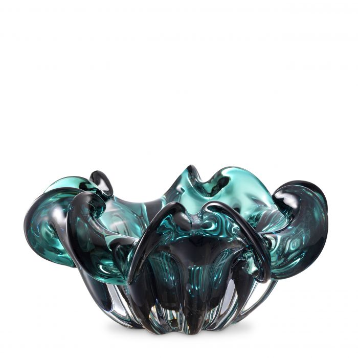 Bowl Triada green glass