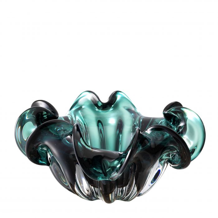 Bowl Triada green glass