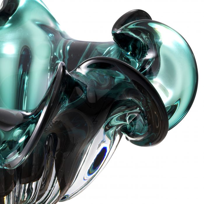 Bowl Triada green glass