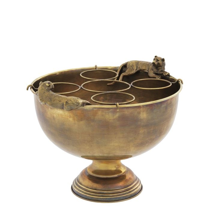 Champagne Cooler Jordan vintage brass finish 