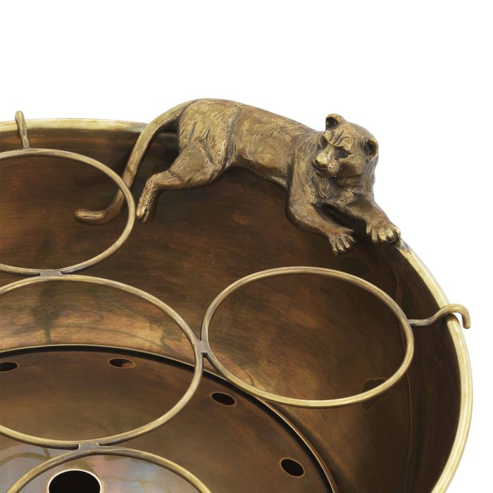 Champagne Cooler Jordan vintage brass finish 