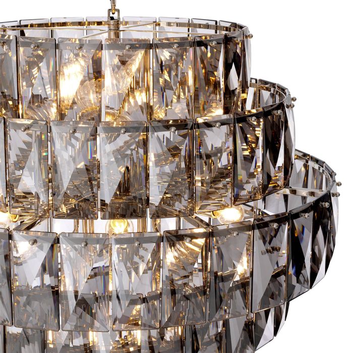 Chandelier Amazone L smoke glass