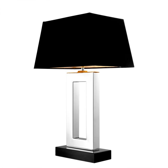 Table Lamp Arlington nickel finish incl shade