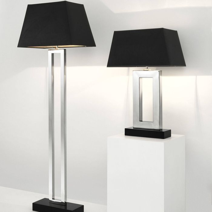 Table Lamp Arlington nickel finish incl shade