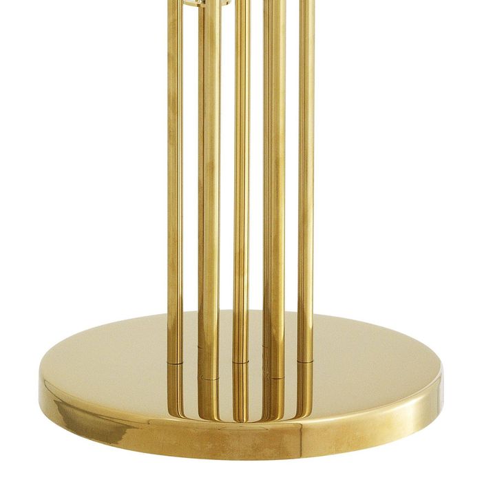 Floor Lamp Lorenzo gold finish incl black shade 