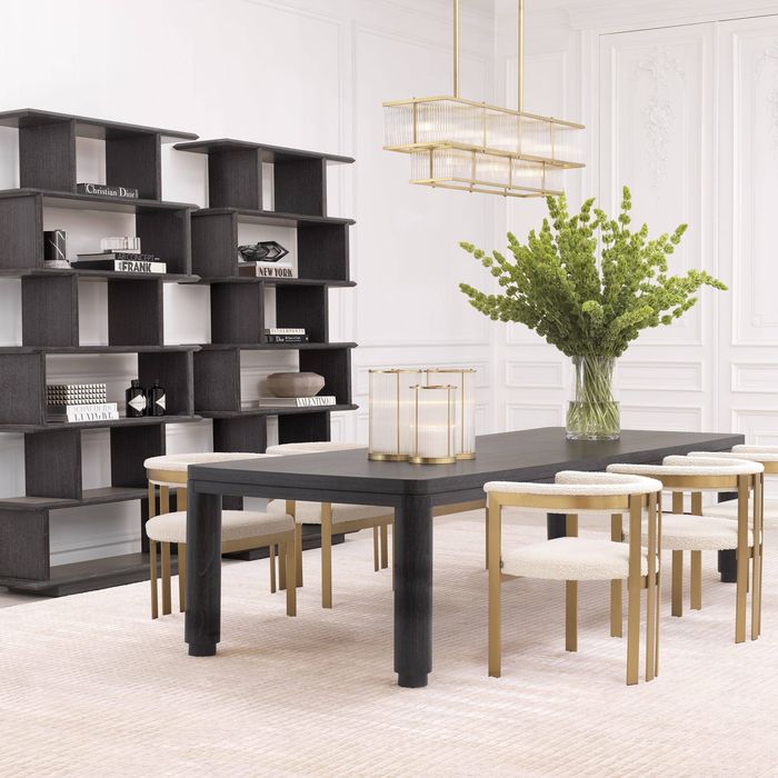 Chandelier Le Marais antique brass finish