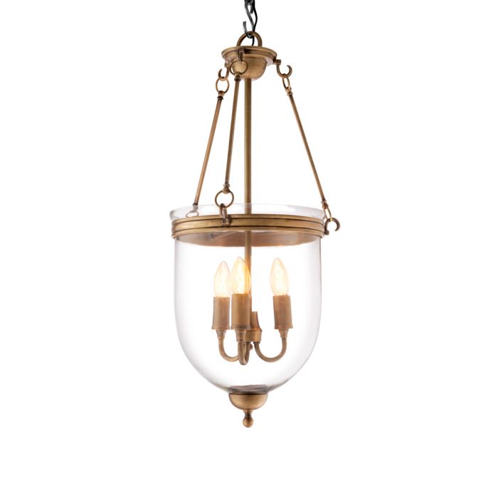 Lantern Cameron vintage brass finish S