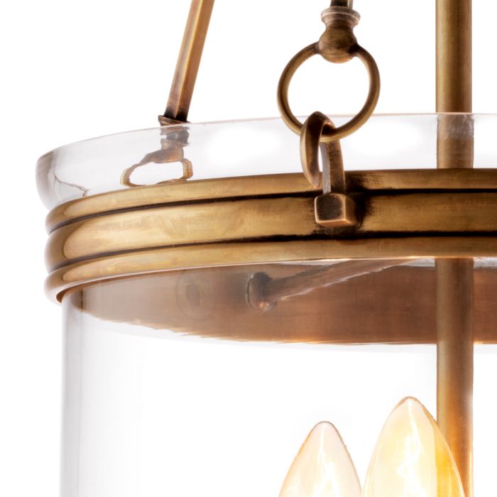 Lantern Cameron vintage brass finish S