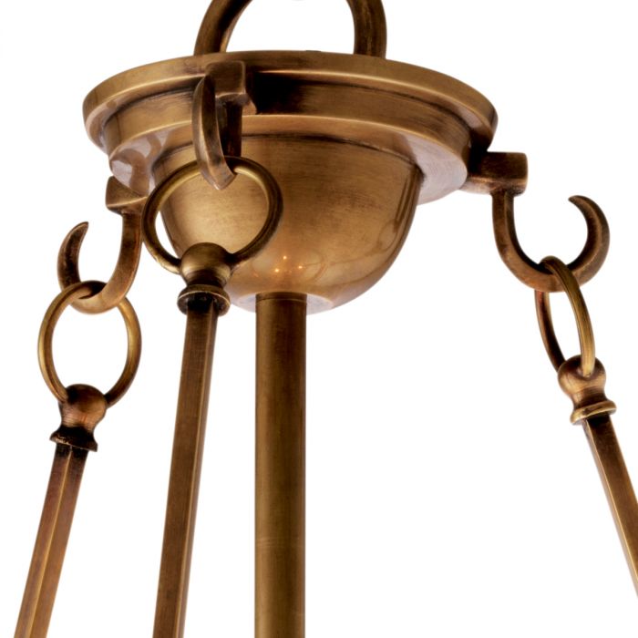Lantern Cameron vintage brass finish S