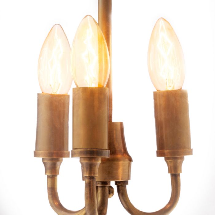 Lantern Cameron vintage brass finish S