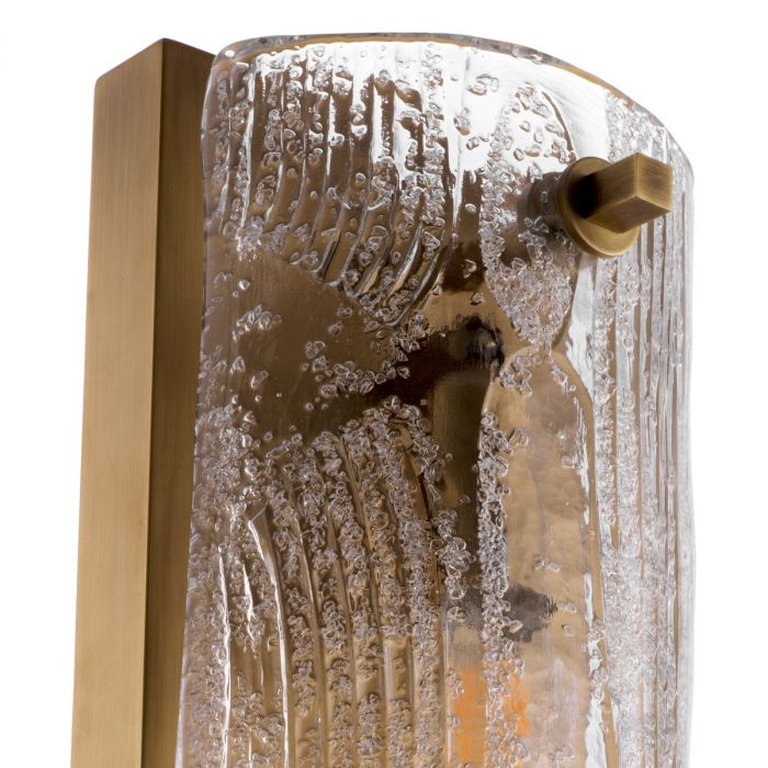 Wall Lamp Lagos antique brass finish