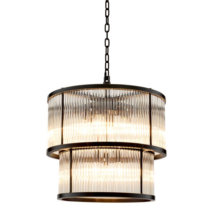 Chandelier Pasadena bronze highlight finish