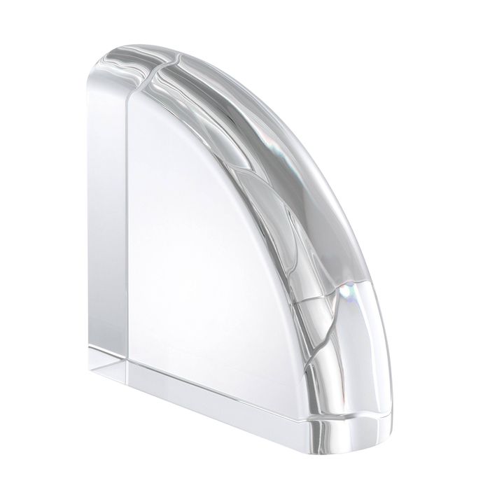 Bookend Decorage set of 2 crystal