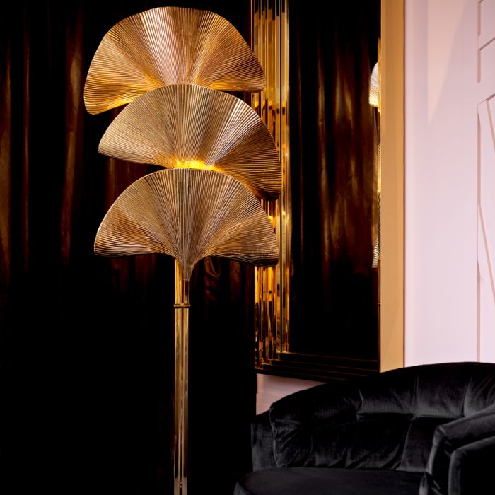 Floor Lamp Las Palmas polished brass