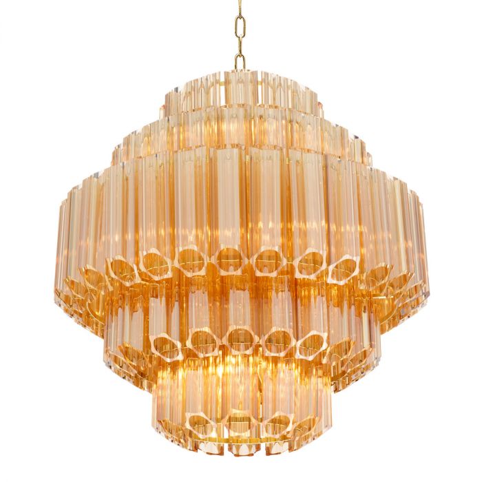 Chandelier Vittoria S gold finish