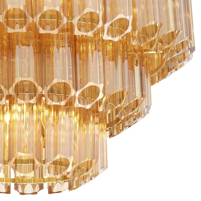 Chandelier Vittoria S gold finish