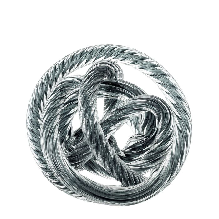 Desk Accessory Dominico grey blue glass M