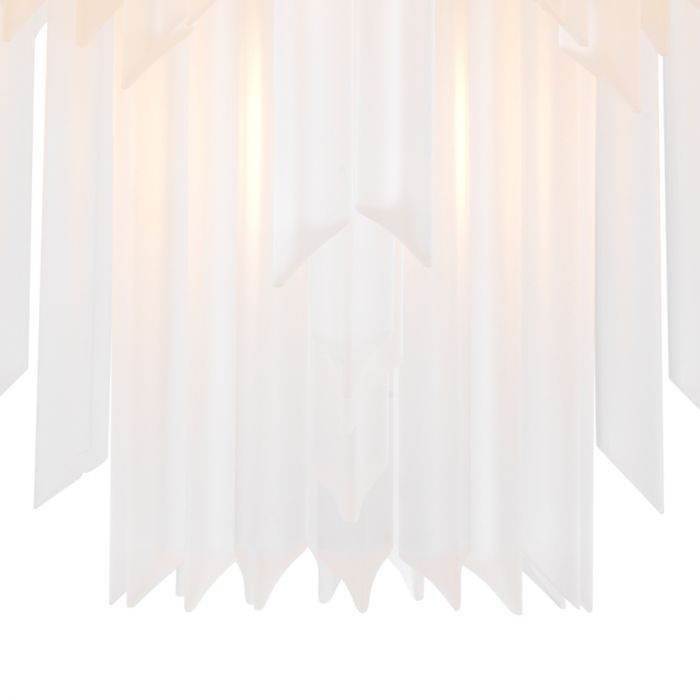 Chandelier Pulsar frosted glass