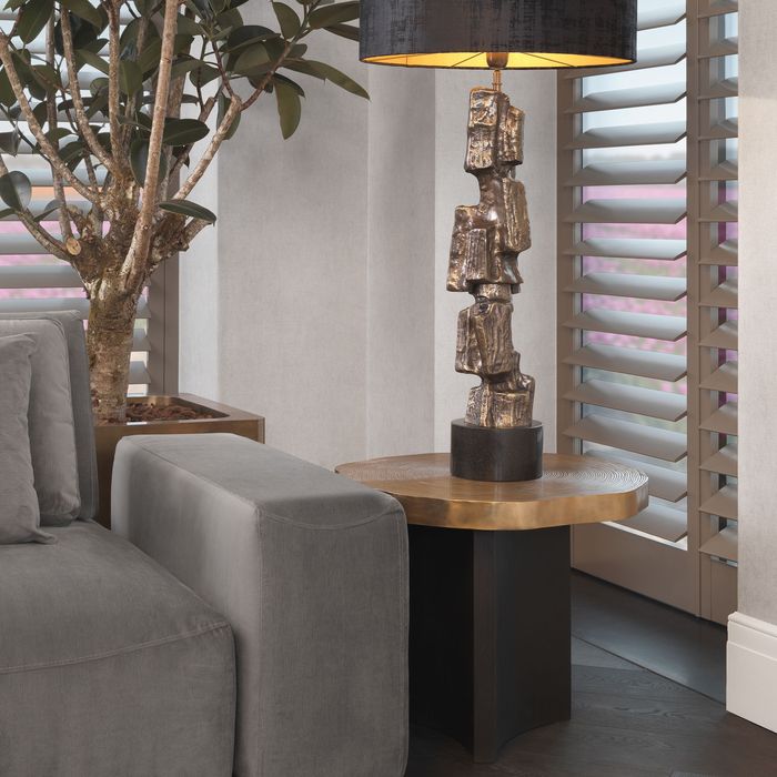 Side Table Thousand Oaks brass finish