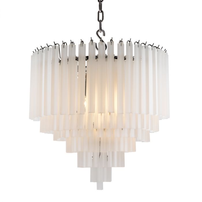 Chandelier Nova frosted glass