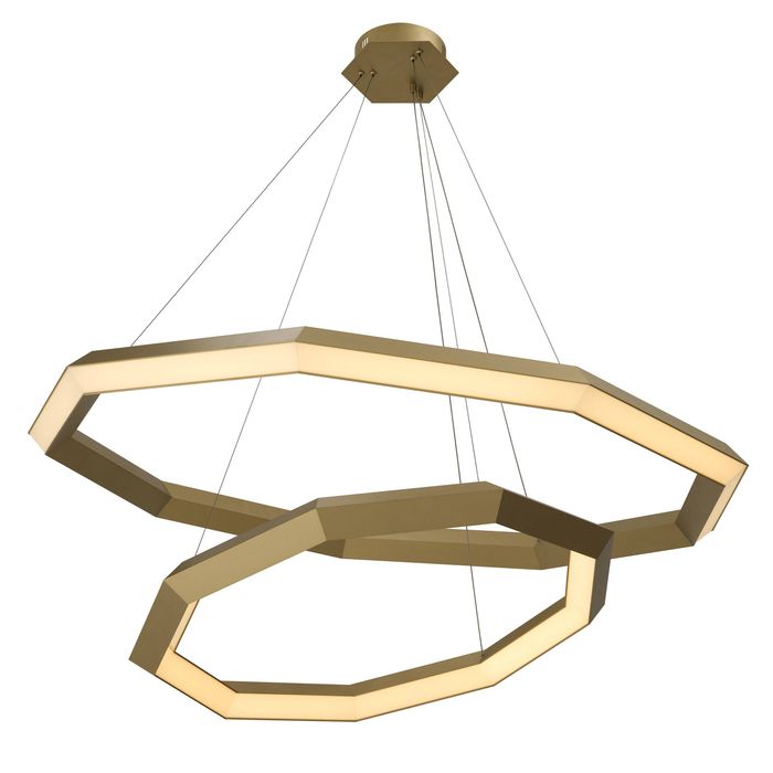 Chandelier Helvetia antique brass finish