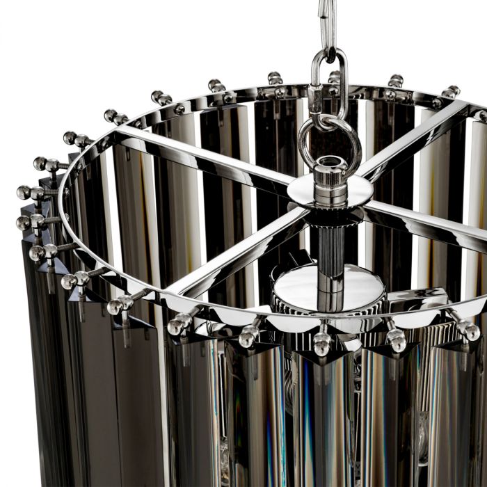 Chandelier Murano smoke ? 35 x H. 65 cm