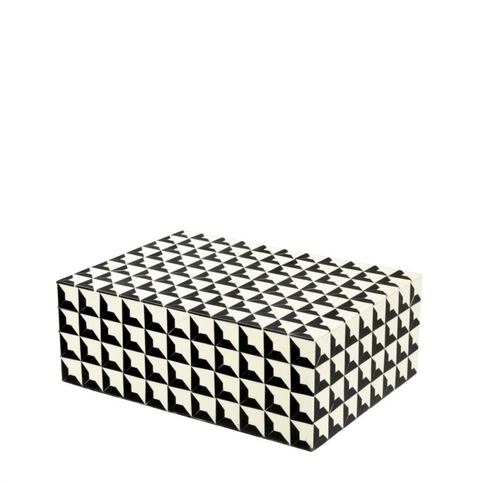 Box Cabas black & white S