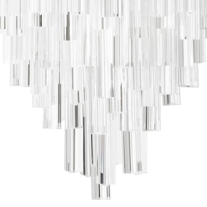 Chandelier Salerno clear glass