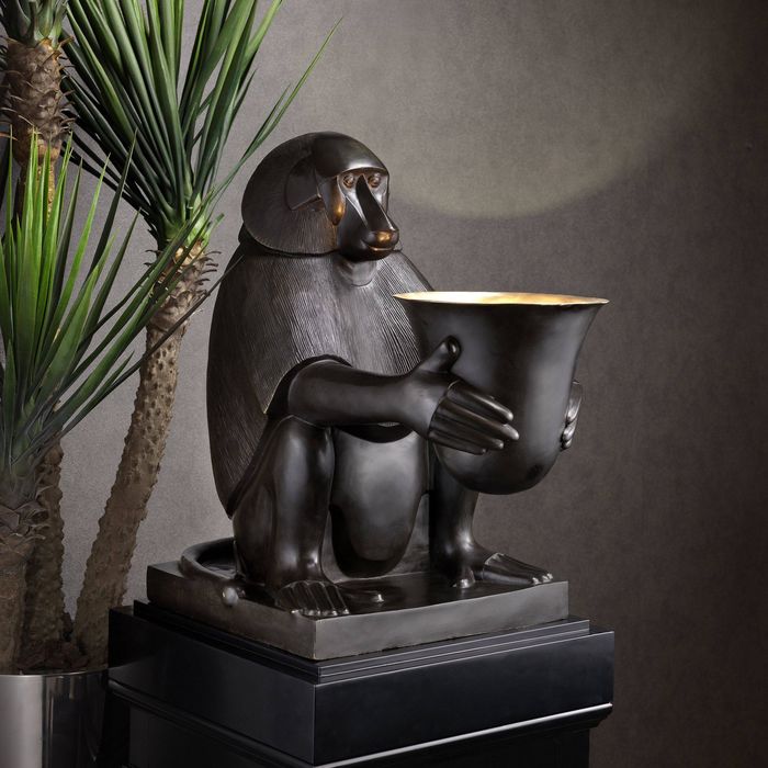 Art Deco Monkey with light