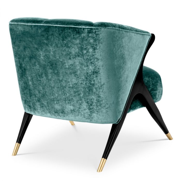 Chair Pavone aegean green