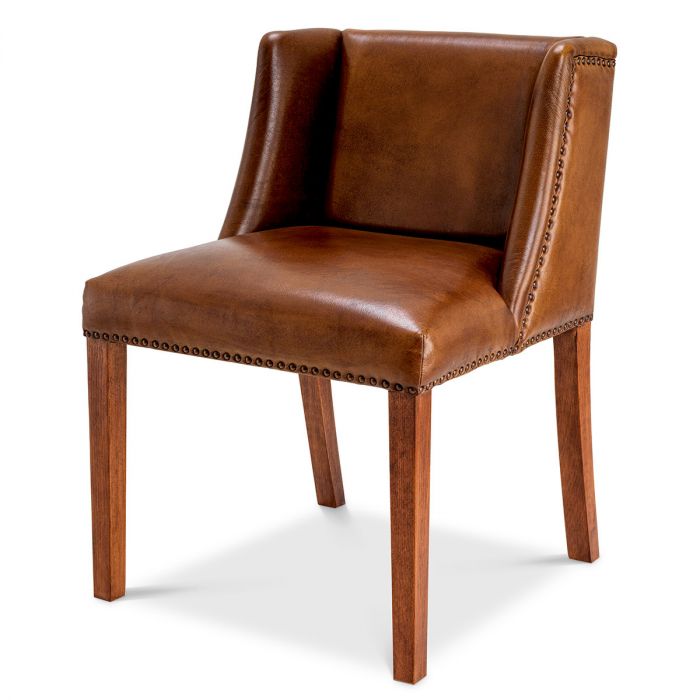 Dining Chair St. James tobacco leather