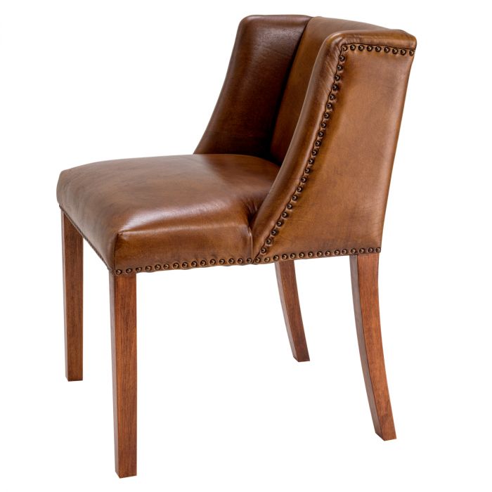 Dining Chair St. James tobacco leather